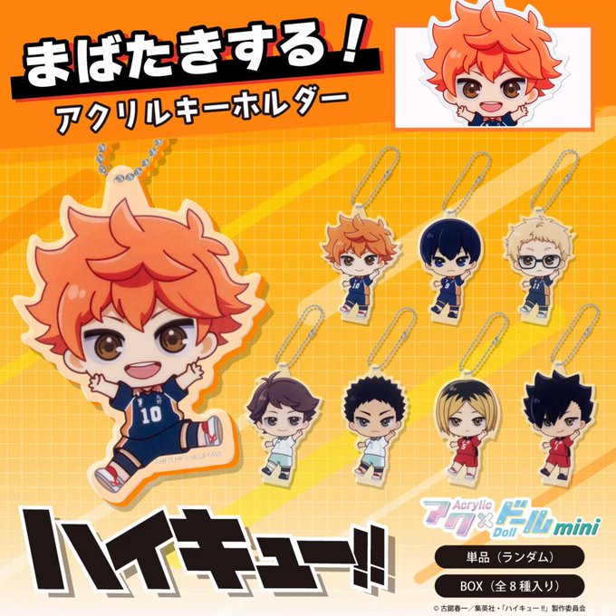 ハイキュー アクリルキーホルダー ハイキュー!! アクリルキーホルダーコレクション: キャラグッズ
