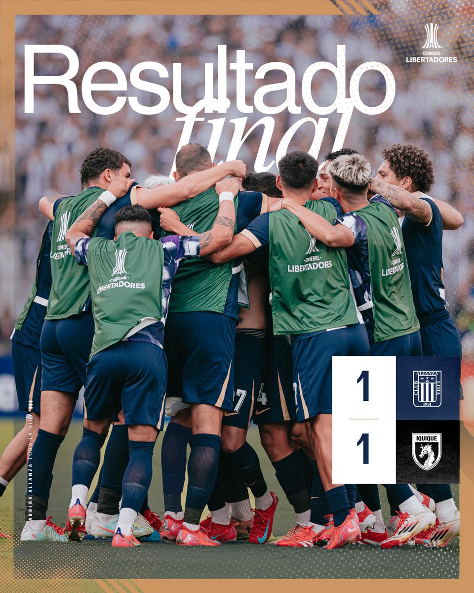 Club Alianza Lima (@clubaloficial) on Twitter photo โฑ |๐ด๐ฐ๐ต๐ผ๐ป๐ถ ๐จ ๐ด๐ฐ๐ต๐ผ๐ป๐ถ| โฑ
๐: ๐ญ๐๐๐ ๐ <a href="/Libertadores/">CONMEBOL Libertadores</a>
<a href="/ClubALoficial/">Club Alianza Lima</a> 1-1 <a href="/ClubDIquique/">Deportes Iquique</a>
โณ๏ธ ๐ป๐๐๐๐๐๐ฬ ๐๐ ๐๐๐๐๐๐
๐.
ยก๐ช๐๐๐๐๐๐๐๐๐๐๐ ๐ ๐ญ๐๐๐ ๐
๐ ๐ฎ๐๐๐๐๐ ๐
๐ ๐๐ <a href="/Libertadores/">CONMEBOL Libertadores</a>! ๐๐๐พ
ยก๐จ ๐๐๐๐๐๐ ๐๐ ๐๐๐๐ ๐๐๐๐๐๐, โฑ |๐ด๐ฐ๐ต๐ผ๐ป๐ถ ๐จ ๐ด๐ฐ๐ต๐ผ๐ป๐ถ| โฑ
๐: ๐ญ๐๐๐ ๐ <a href="/Libertadores/">CONMEBOL Libertadores</a>
<a href="/ClubALoficial/">Club Alianza Lima</a> 1-1 <a href="/ClubDIquique/">Deportes Iquique</a>
โณ๏ธ ๐ป๐๐๐๐๐๐ฬ ๐๐ ๐๐๐๐๐๐
๐.
ยก๐ช๐๐๐๐๐๐๐๐๐๐๐ ๐ ๐ญ๐๐๐ ๐
๐ ๐ฎ๐๐๐๐๐ ๐
๐ ๐๐ <a href="/Libertadores/">CONMEBOL Libertadores</a>! ๐๐๐พ
ยก๐จ ๐๐๐๐๐๐ ๐๐ ๐๐๐๐ ๐๐๐๐๐๐,
