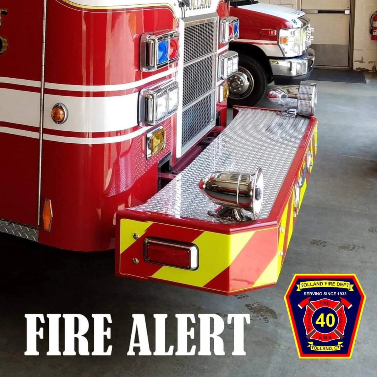 MUTUAL AID BRUSH FIRE: Tank 140 is currently operating in Manchester at a brush fire on I-84 westbound by exit 63.