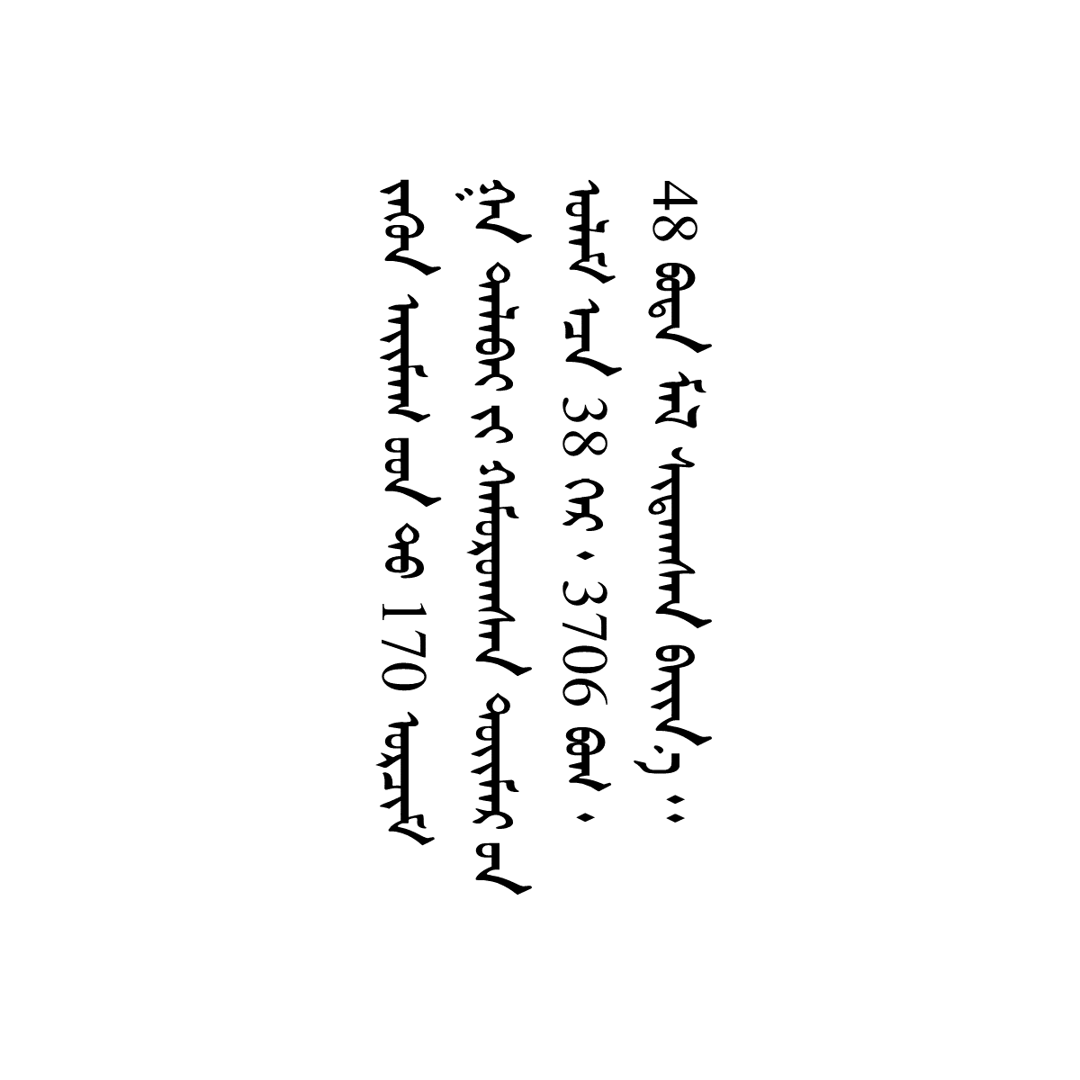 ᠵᠡᠭᠦᠨ ᠠᠶᠢᠮᠠᠭ ᠤᠳ ᠲᠤ 170ᠣᠷᠴᠢᠮ ᠭᠠ ᠲᠠᠯᠠᠪᠠᠶ ᠶᠢ ᠬᠠᠮᠤᠷᠤᠭᠰᠠᠨ ᠲᠦᠶᠮᠡᠷ ᠦᠨ ᠤᠯᠠᠮ ᠠᠴᠠ 38ᠭᠡᠷ᠂ 3706ᠪᠣᠭ᠂ 48ᠪᠣᠳᠠ ᠮᠠᠯ ᠰᠢᠲᠠᠭᠰᠠᠨ ᠪᠠᠶᠢᠨ᠎ᠠ᠃