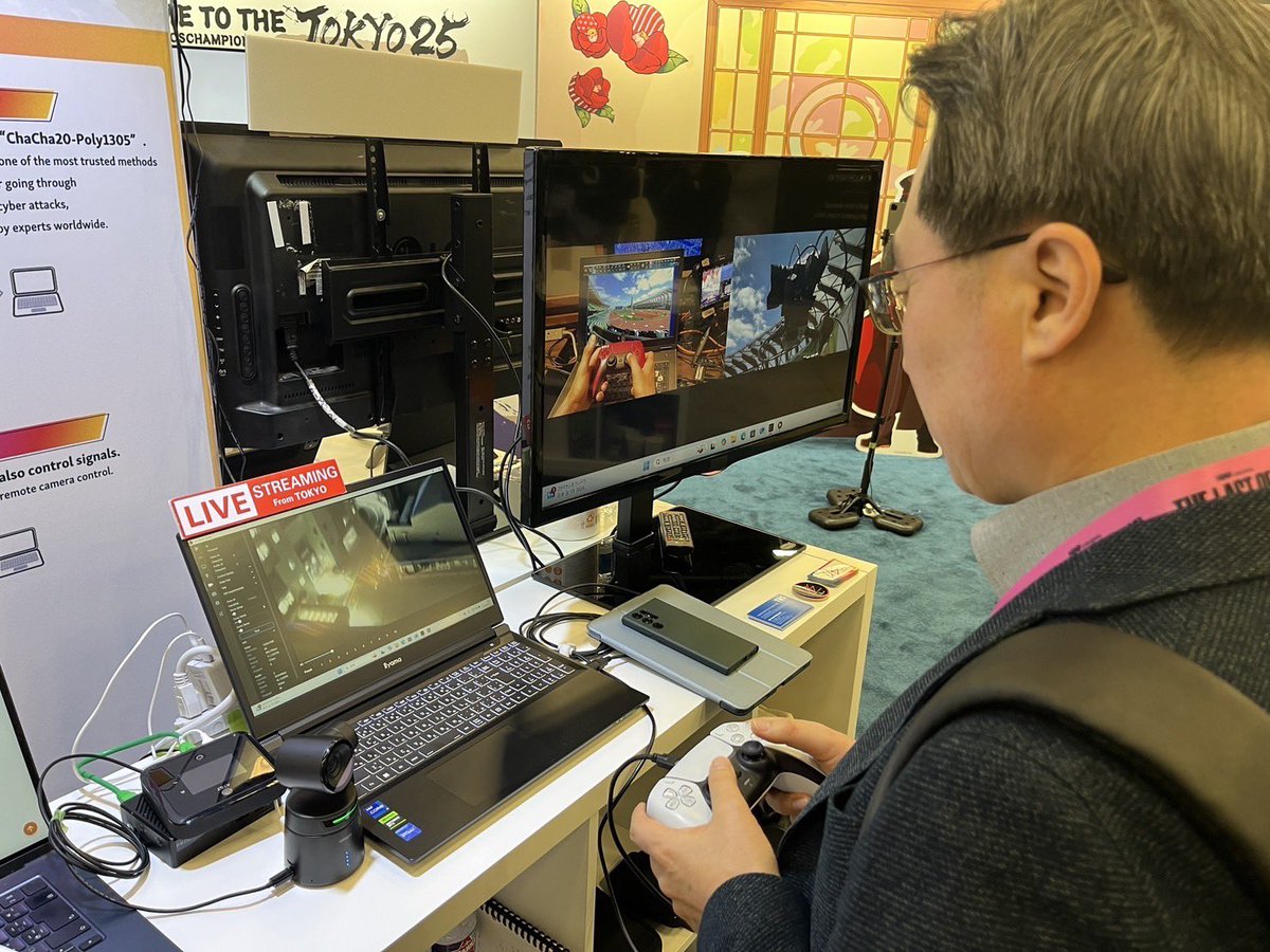 TBS Innovation Land (@innovation_tbs) on Twitter photo 🪩SXSW2025ブースレポート🪩
ブース内LMSエリアでは
オースティンから東京のカメラをリアルタイムで操作してます📷
全然ラグがないことに現地での体験者もびっくり😳
LMSって?という方はまずこちらの記事をチェック👀
innovation.tbs.co.jp/neo_report/852…
#SXSW2025 #SXSWJP
<a href="/tbs_TDL/">TBS Tech Design Lab 【公式】</a> 🪩SXSW2025ブースレポート🪩
ブース内LMSエリアでは
オースティンから東京のカメラをリアルタイムで操作してます📷
全然ラグがないことに現地での体験者もびっくり😳
LMSって?という方はまずこちらの記事をチェック👀
innovation.tbs.co.jp/neo_report/852…
#SXSW2025 #SXSWJP
<a href="/tbs_TDL/">TBS Tech Design Lab 【公式】</a>