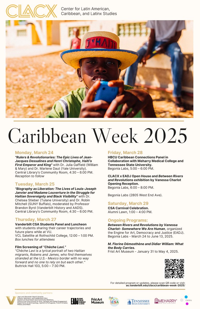 Join us for Caribbean Week from March 24 to March 29! #SOMOSVU