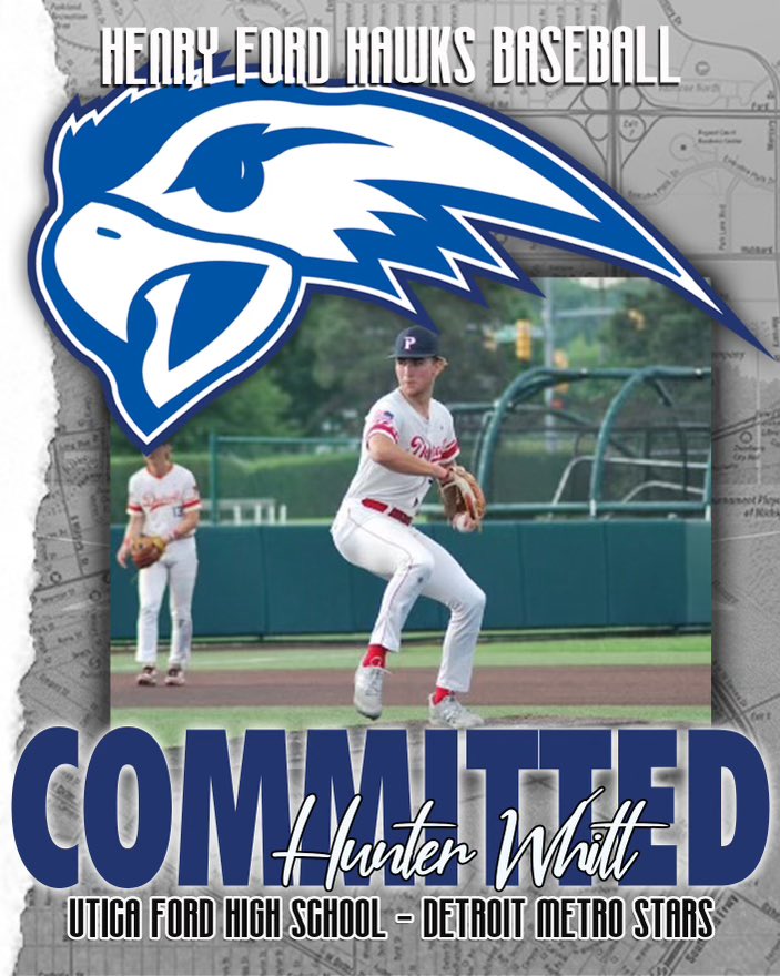 I am extremely blessed to announce my commitment to Henry Ford College to continue my athletic and academic career. Thank you to all of my coaches, family, friends, and teammates who have supported me along the way. Go Hawks! <a href="/HenryFord_Hawks/">Henry Ford Baseball</a> <a href="/Ford2Baseball/">Utica Ford Baseball</a>