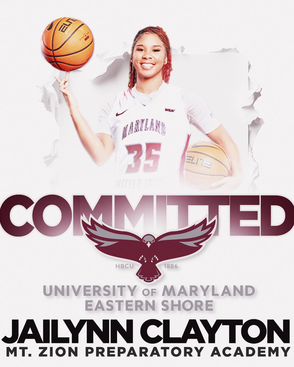 Mt Zion Preparatory Academy GBB (@mtziongirlsbb) on Twitter photo Congratulations Jailynn 🎊🎈🍾🎉 God is good, we can’t wait to see you competing in the MEAC <a href="/UMESWBB/">UMES Women's BBALL</a> Congratulations Jailynn 🎊🎈🍾🎉 God is good, we can’t wait to see you competing in the MEAC <a href="/UMESWBB/">UMES Women's BBALL</a>