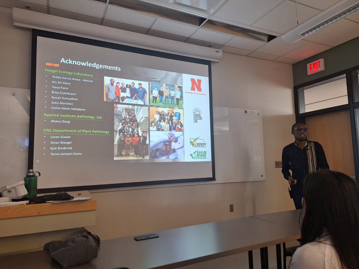 UNL Plant Path Grads (@unlplantpath) on Twitter photo Big shoutout to <a href="/kelvinm27496264/">kelvin muchiri</a> for his amazing departmental seminar! He tackled challenges of managing soil-borne soybean pathogens, disease diagnostics & pathogen complexities, to issue of fungicide resistance. Insightful, engaging, and a fantastic start! Well done Kelvin! Big shoutout to <a href="/kelvinm27496264/">kelvin muchiri</a> for his amazing departmental seminar! He tackled challenges of managing soil-borne soybean pathogens, disease diagnostics & pathogen complexities, to issue of fungicide resistance. Insightful, engaging, and a fantastic start! Well done Kelvin!
