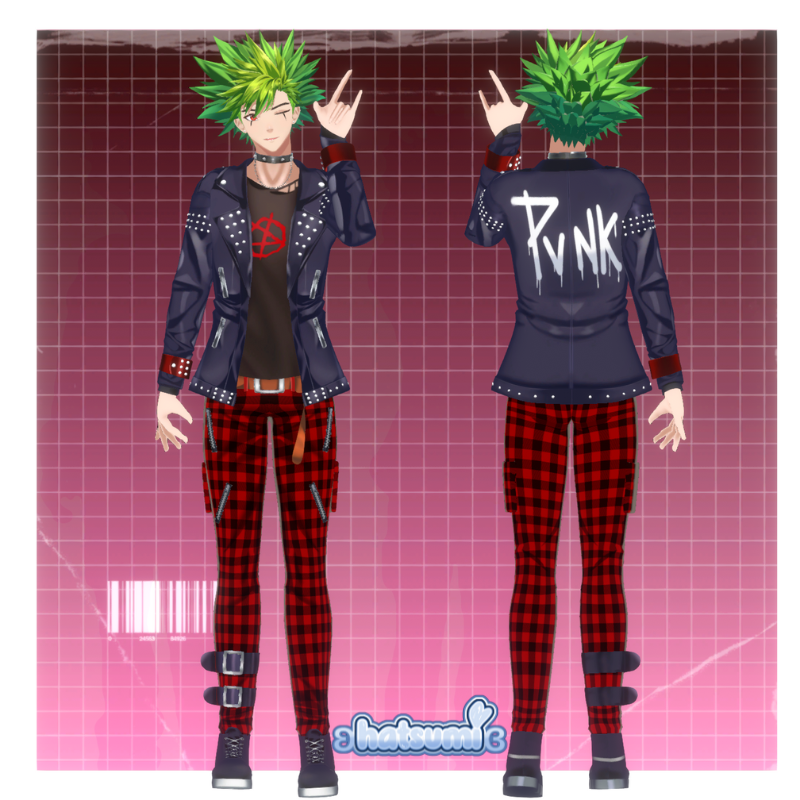 hatsumi_17's tweet image. 3D Model for @/PunkSnap 
One of the hardest models I had to make so far but I had a lot of fun (´｡• ᵕ •｡`)
More showcasing soon! 🌸