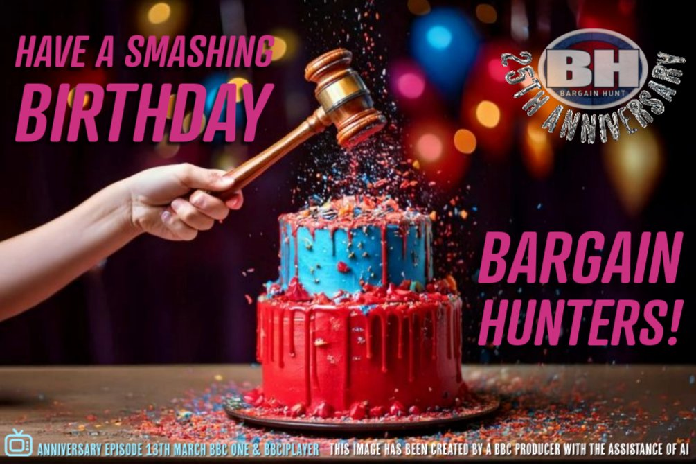 It’s not just our 2️⃣5️⃣th birthday, it’s yours too! Thank you for watching over the past two and a half decades. 
📺 Anniversary episode tomorrow 12.15pm <a href="/BBCOne/">BBC One</a>
📱💻 Stream afterwards on <a href="/BBCiPlayer/">BBC iPlayer</a>