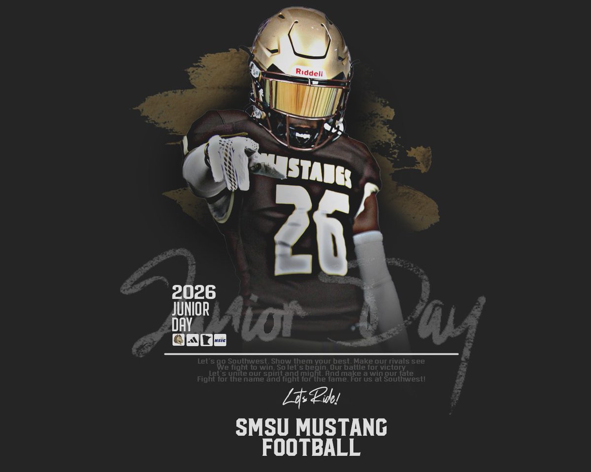 Thank you <a href="/CoachBull16/">Levi Bullerman</a> and <a href="/SMSUfootball/">SMSU Football</a> for the junior day invitation!