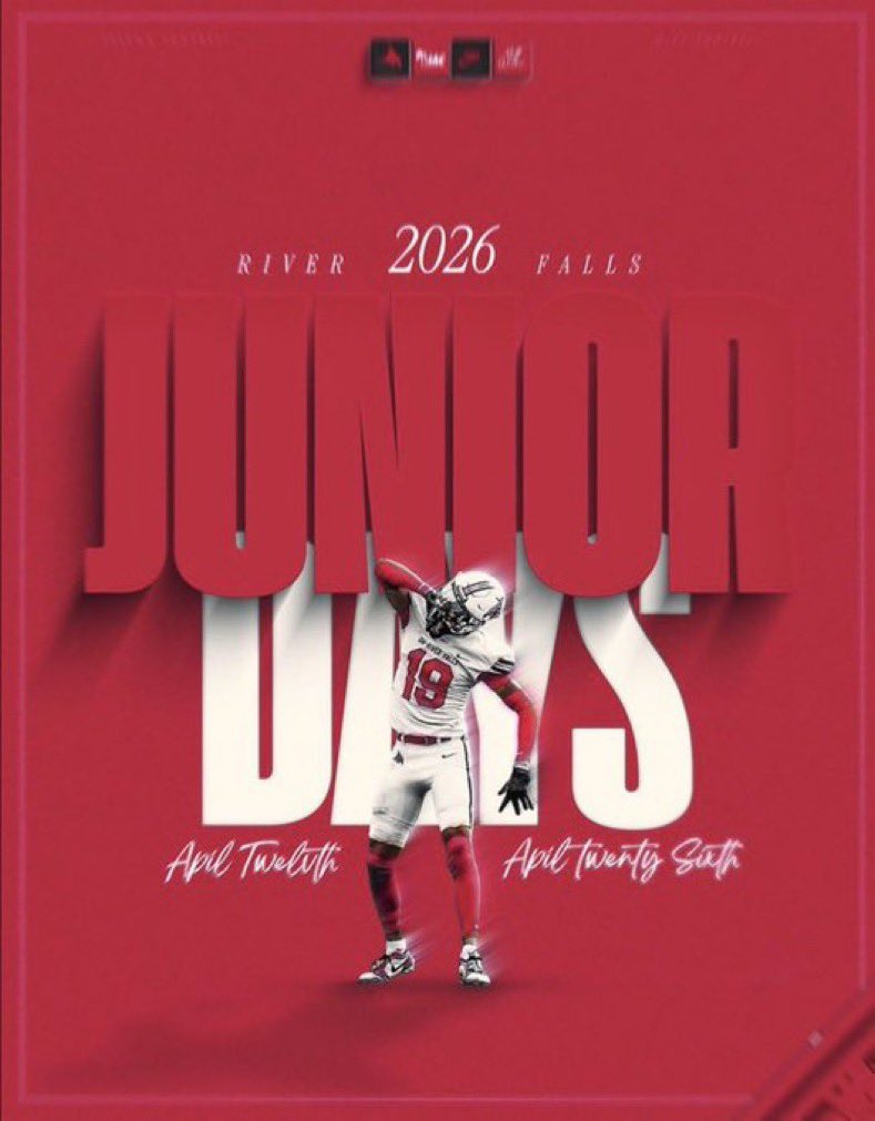 Thank you <a href="/coach_crabbUWRF/">Coach Crabb</a> and <a href="/UWRFFootball/">Falcon Football</a> for the junior day invite!