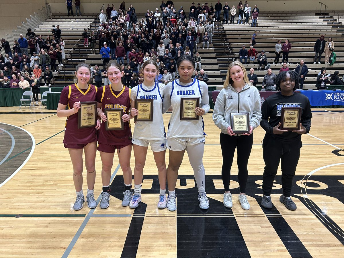 What a game! Thank you Colonie students and community for showing up to support our girls!

Congrats to:

Ella Trimarchi - Section 2 AAA All-Star

Olivia Hoffman- Section 2 AAA MVP

<a href="/Ella_trimarchi/">Ella Trimarchi</a>  <a href="/OHoff10/">Olivia Hoffman</a>