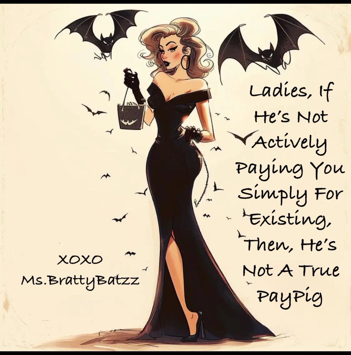 MsBattyBratzz's tweet photo. TAKE NOTE MY SPECIAL PIGGIES! 
NOW BE A GOOD PIGGY &amp; FLOOD MY ACCOUNTS WITH ALL OF THE MONEY YOU CURRENTLY HAVE TO YOUR NAME! 
🐷💸🖤🦇
#SpoiledBrattyPrincess #FundMyLuxryLife #GiveMeAllYourMoney #PayPig #YouMeanWalkingATM #YourFavDom #CollectingPayingPiggys #EndlessCash https://t.co/qA0ZYOeRGq