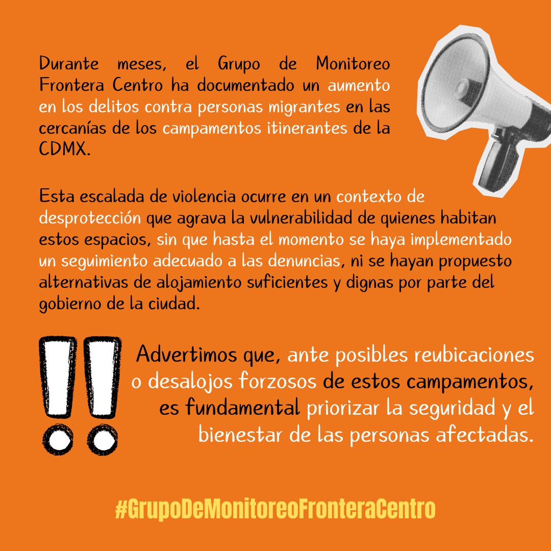 📣📣Como Grupo de Monitoreo <a href="/frontera_centro/">Grupo de Monitoreo Frontera Centro</a> nos mantenemos en monitoreo