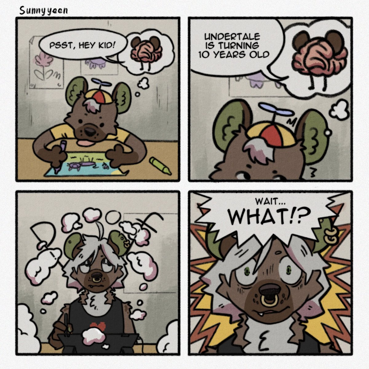 Growing up fills you with dread.  
[Save]♥️                    [Load] 
#furryarts