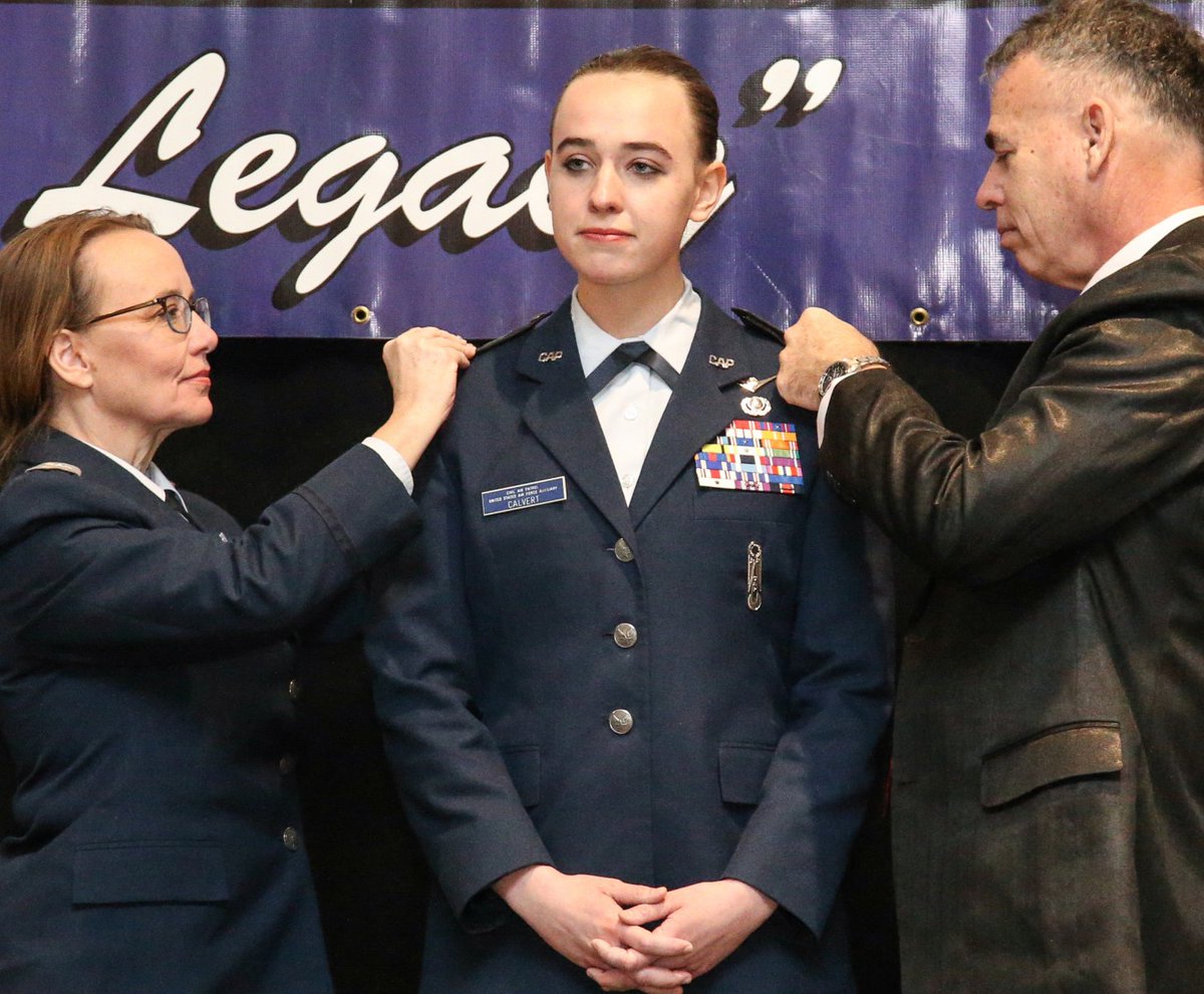 CivilAirPatrol's tweet image. Congratulations to Cadet Col. Aimee Calvert of the Louisiana Wing’s St. Tammany Composite Squadron who received #CivilAirPatrol top cadet honor, the Gen. Carl A. Spaatz Award. Read more bit.ly/4kqrbS8. 

#CAPCadet