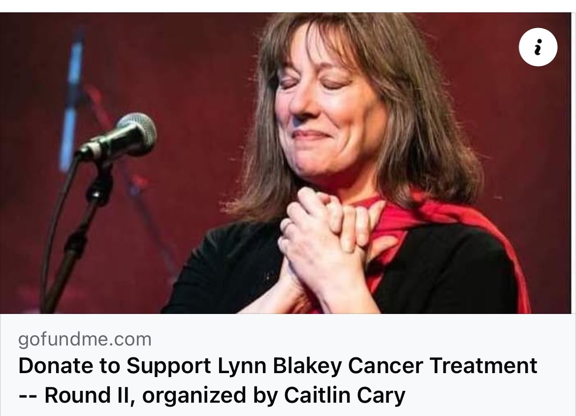 Your friend &amp; mine, Lynn Blakey is in need of financial assistance. If you are able to donate, please do. If not, please share this post far &amp; wide. Thank you.

gofundme.com/f/czhn3-lynn-b…