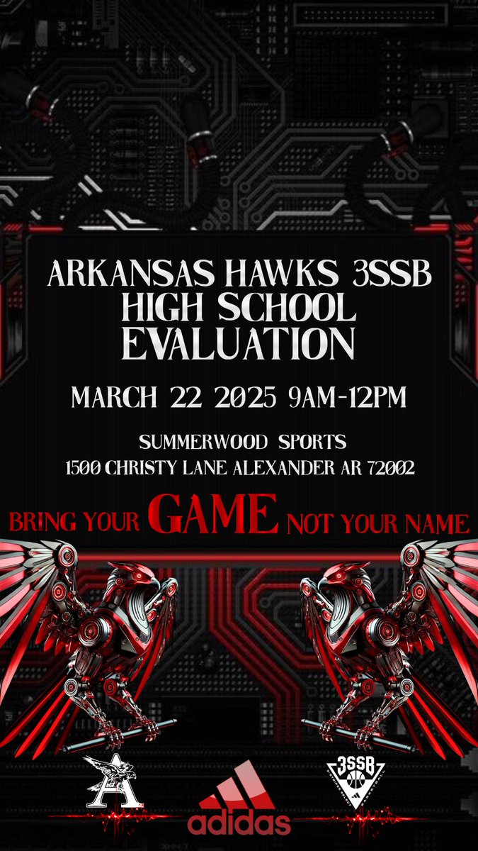 CoachBuchanan22's tweet photo. 2027 and 2028 here’s an opportunity to be apart of Arkansas’s very major circuit program. Don’t bring your NAME, bring your GAME! #ArkHawks #3SSB https://t.co/81dvaHIN4C