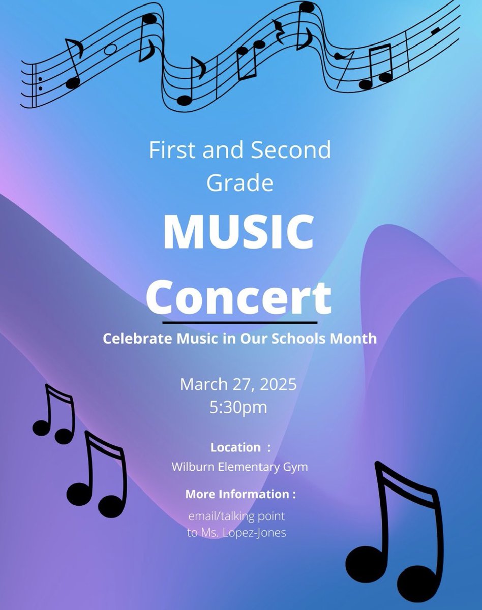 🎼Wilburn’s Got Talent! 

🎤Come check out our budding superstars!