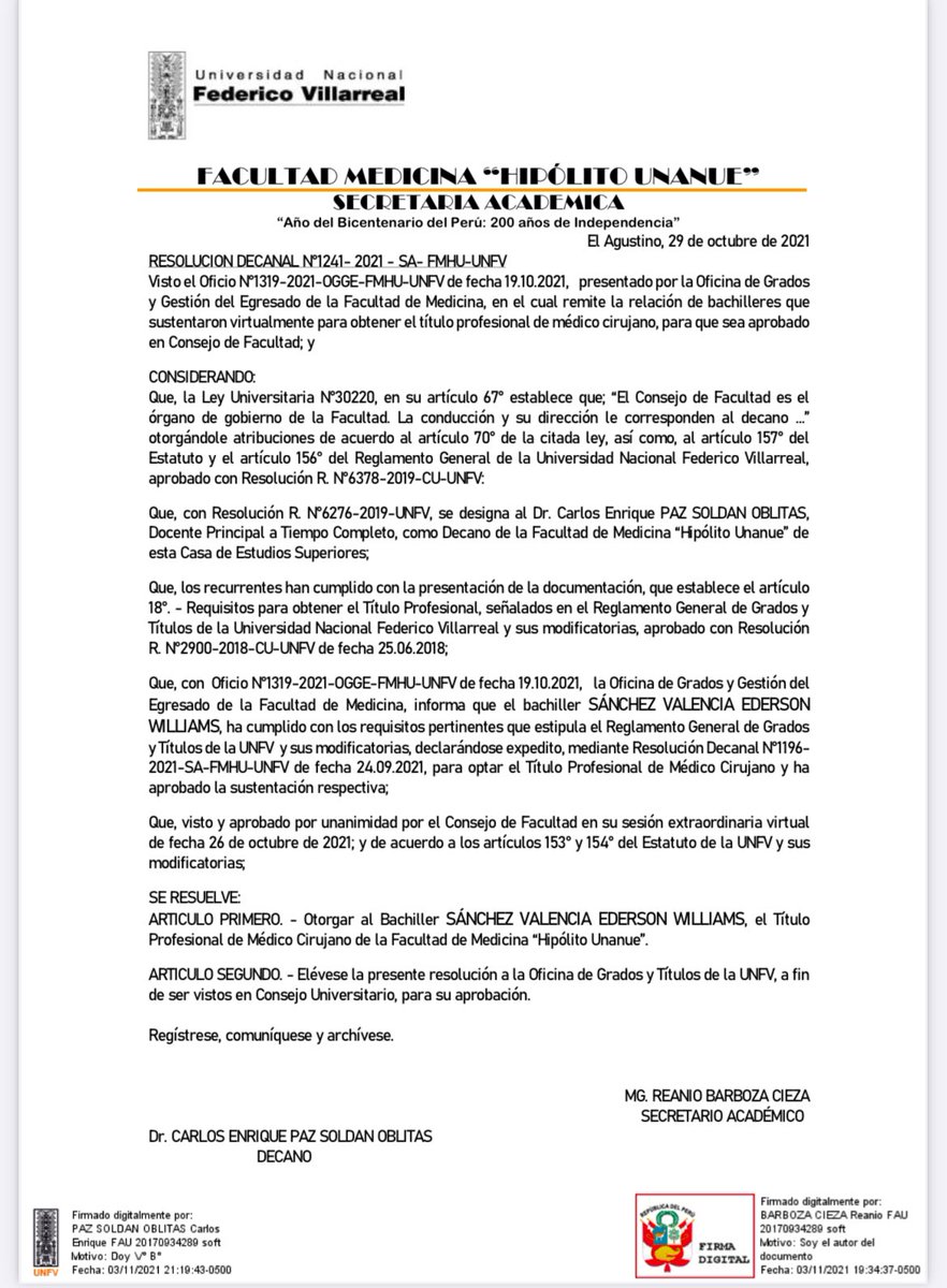 69klucian's tweet image. 🚨 MÉDICO DE SC NO TIENE ESPECIALIDAD

➡️2021 sacó su bachillerato, titulado como Médico cirujano.

➡️Su tesis fue sobre infecciones urinarias en niños.
➡️2022 - 2023 postuló al Serums
➡️En ese trascurso de tiempo hizo un diplomado en auditoria médica.
➡️2024 entra trabajar a SC.