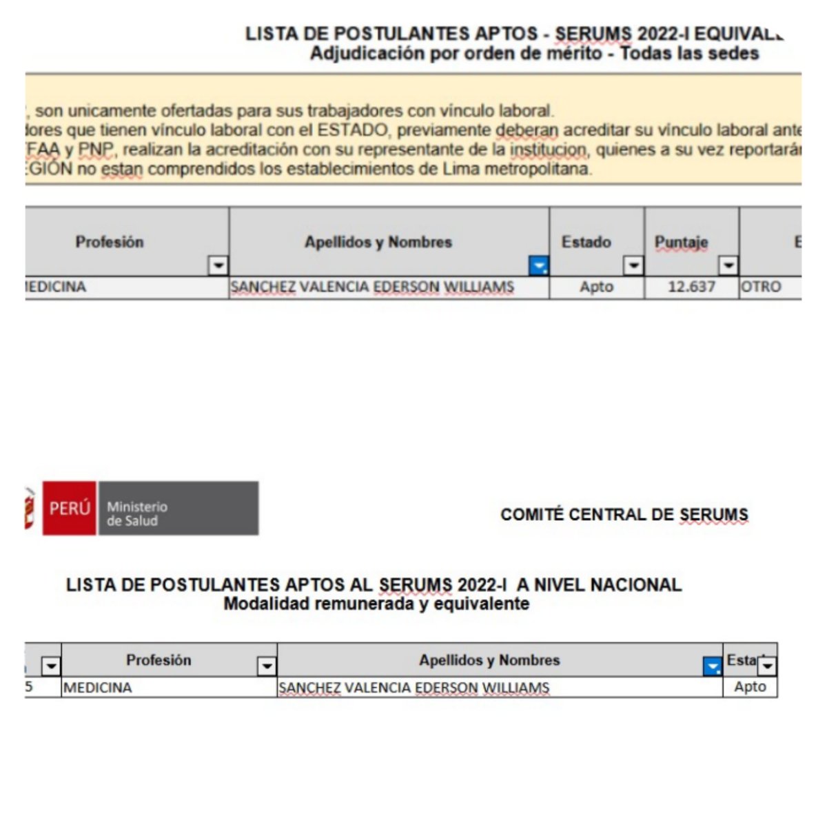 69klucian's tweet image. 🚨 MÉDICO DE SC NO TIENE ESPECIALIDAD

➡️2021 sacó su bachillerato, titulado como Médico cirujano.

➡️Su tesis fue sobre infecciones urinarias en niños.
➡️2022 - 2023 postuló al Serums
➡️En ese trascurso de tiempo hizo un diplomado en auditoria médica.
➡️2024 entra trabajar a SC.