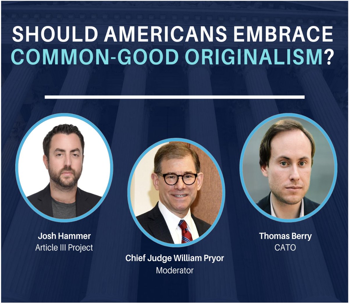 I'm looking forward to debating <a href="/josh_hammer/">Josh Hammer</a> tomorrow at <a href="/GeorgetownLaw/">Georgetown Law</a>, streaming live at 6pm eastern. Thanks to <a href="/GtownFedSoc/">Georgetown Law Federalist Society</a> for the invitation.