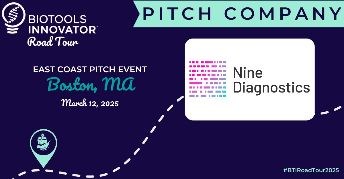 Freddy T. Nguyen, MD, PhD (@freddytn) on Twitter photo 🚀 Excited to announce <a href="/NineDiagnostics/">Nine Diagnostics</a> has been selected to pitch <a href="/BTInnovator/">BioTools Innovator</a> East Coast Pitch Event March 12, 2025!
#BTIRoadTour2025 #Innovation #LifeSciences #Entrepreneurship #MedTech #Science #Engineering #Medicine #cancer #oncology #precisionmedicine #diagnostics 🚀 Excited to announce <a href="/NineDiagnostics/">Nine Diagnostics</a> has been selected to pitch <a href="/BTInnovator/">BioTools Innovator</a> East Coast Pitch Event March 12, 2025!
#BTIRoadTour2025 #Innovation #LifeSciences #Entrepreneurship #MedTech #Science #Engineering #Medicine #cancer #oncology #precisionmedicine #diagnostics