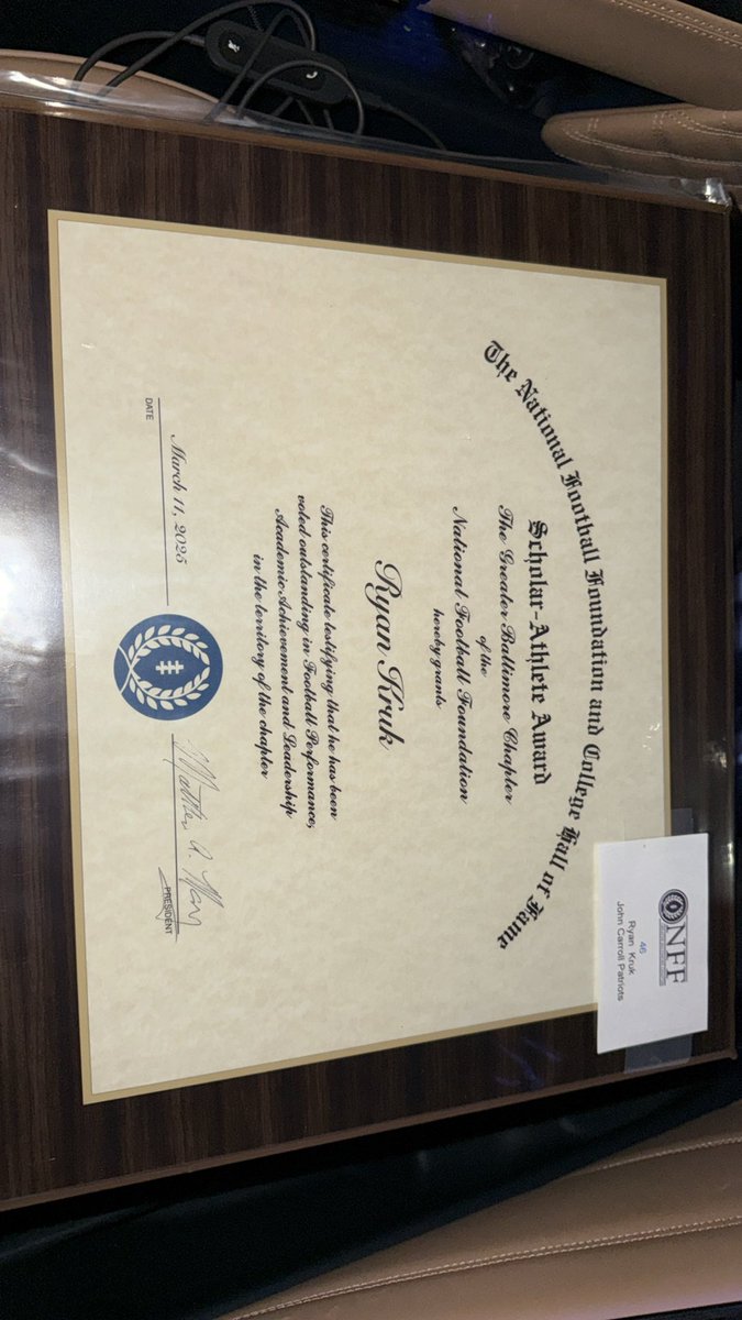 ryan_2_cold's tweet photo. Blessed to have been selected for the Scholar Athlete Award https://t.co/7v6SyXxthB