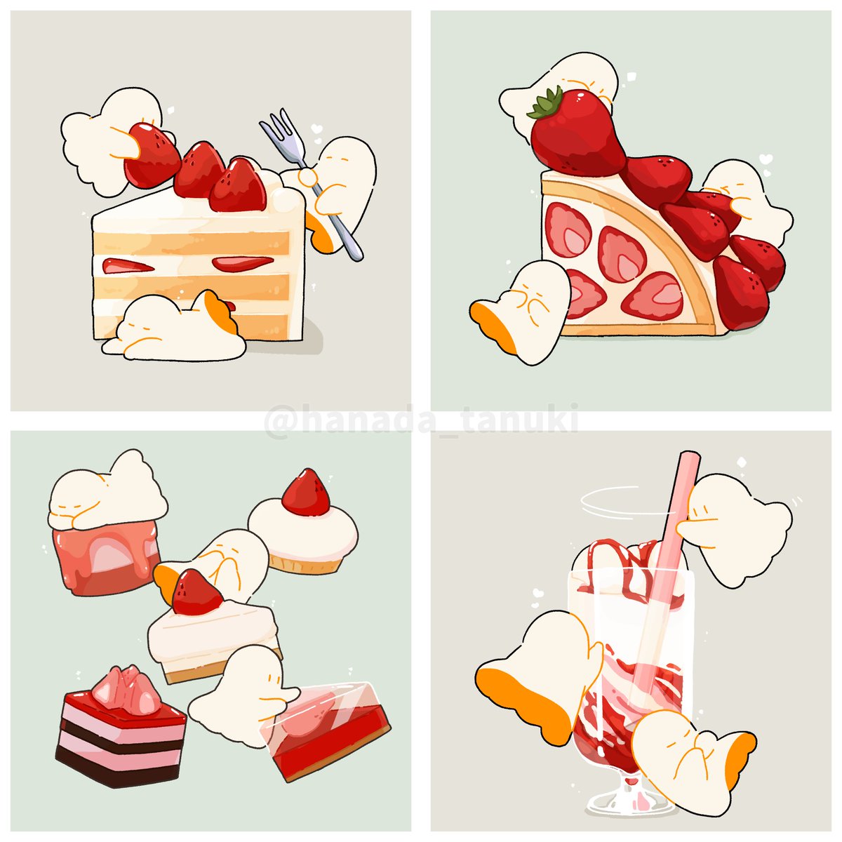 🍓🍓🍓　

#スイーツの日