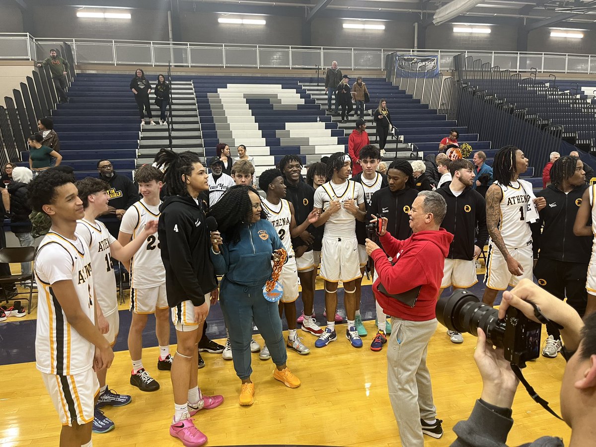 Congratulations <a href="/GAHSBoysHoops/">Greece Athena Boys Basketball</a> 75-72 win over Penfield in 3OT!