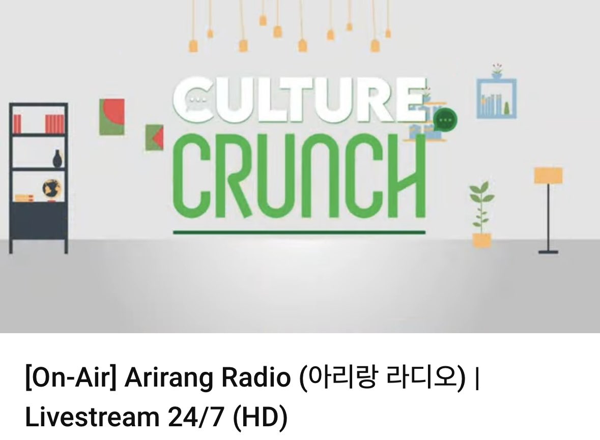 livvy__marsh's tweet image. Olivia Marsh &lt;Culture Crunch&gt; live now 🎙️💕@ Arirang Radio
youtube.com/live/P1fX2GGdV…
