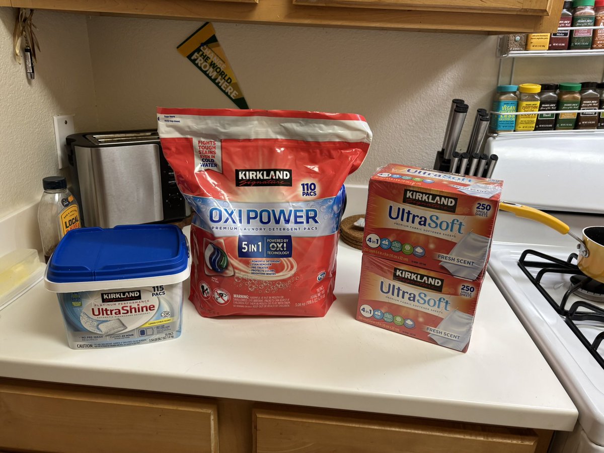Thank you <a href="/Costco/">Costco</a> for standing strong in your values! I shop where I am welcomed! I got my Kirkland starter kit 😝 😝