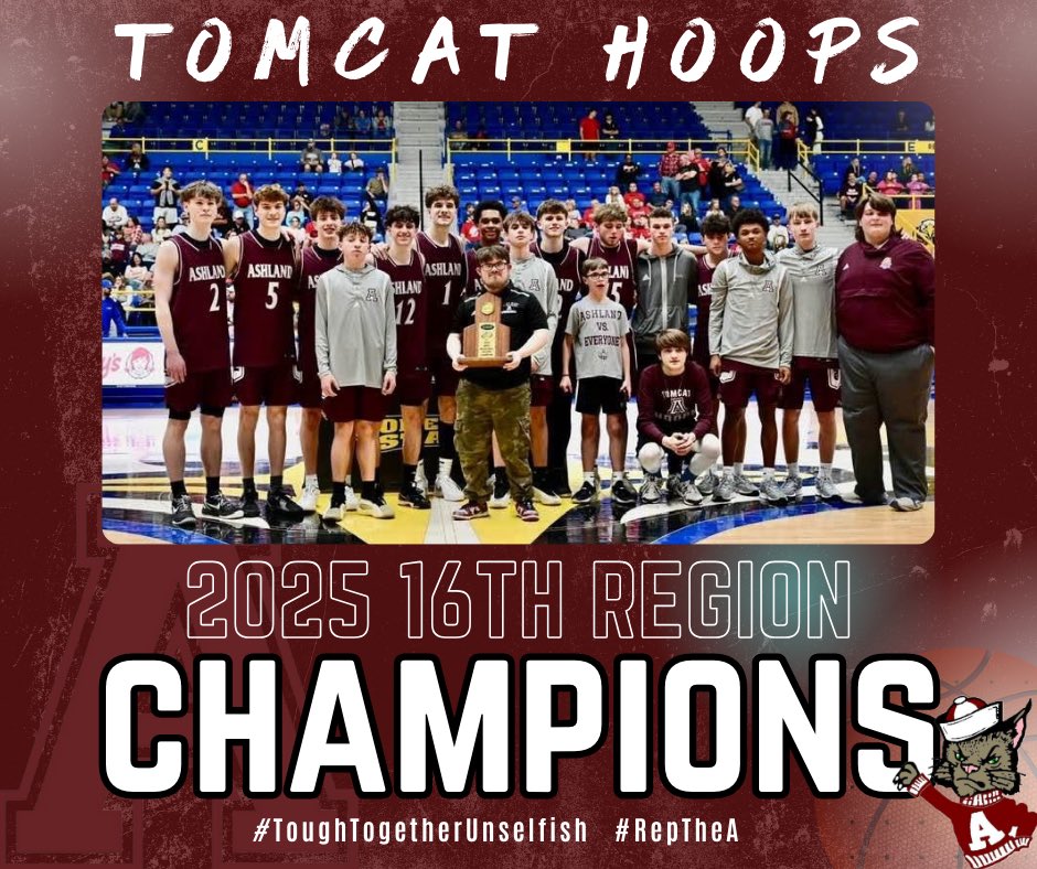 TCatHoops's tweet image. The Tomcats secure their 7th consecutive 16th region title! #TomcatHoops #ToughTogetherUnselfish