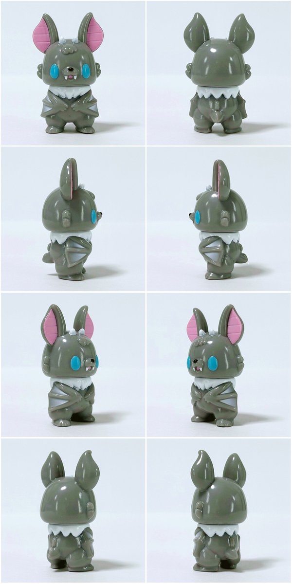 ちしまこうのすけ 蝙蝠怪獣 パタパタン デビルマン ソフビ ちしまこう