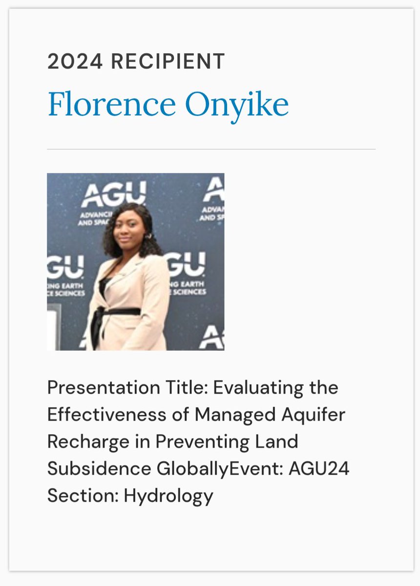 Manoochehr Shirzaei (@shirzaei) on Twitter photo Here is the official citation!
Very well deserved, Florence!
<a href="/EOI_lab/">Earth Observation & Innovation @VT</a>
<a href="/HIRSlab/">Hydrologic Innovation & Remote Sensing @VT</a>
<a href="/vtgeosciences/">Geosciences at VT</a>
<a href="/VT_Science/">Virginia Tech Science</a>
Link: agu.org/user-profile?c… Here is the official citation!
Very well deserved, Florence!
<a href="/EOI_lab/">Earth Observation & Innovation @VT</a>
<a href="/HIRSlab/">Hydrologic Innovation & Remote Sensing @VT</a>
<a href="/vtgeosciences/">Geosciences at VT</a>
<a href="/VT_Science/">Virginia Tech Science</a>
Link: agu.org/user-profile?c…