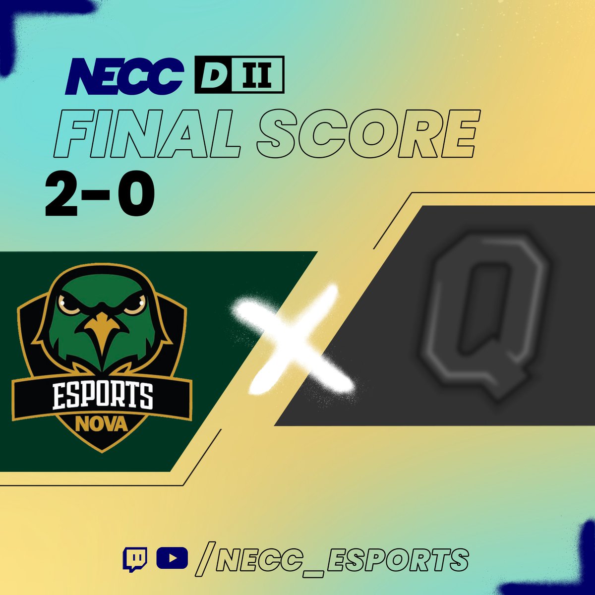 NECC (@neccgames) on Twitter photo <a href="/NVCCEsports/">NOVA Nighthawks Esports</a> <a href="/queens_esports/">Queen's Esports Association</a> <a href="/NVCCHockey/">NOVA ICE HOCKEY</a> π₯<a href="/NVCCEsports/">NOVA Nighthawks Esports</a> wins this week's Division 2 game! Great showing from GWUNGLE! <a href="/NVCCEsports/">NOVA Nighthawks Esports</a> <a href="/queens_esports/">Queen's Esports Association</a> <a href="/NVCCHockey/">NOVA ICE HOCKEY</a> π₯<a href="/NVCCEsports/">NOVA Nighthawks Esports</a> wins this week's Division 2 game! Great showing from GWUNGLE!
