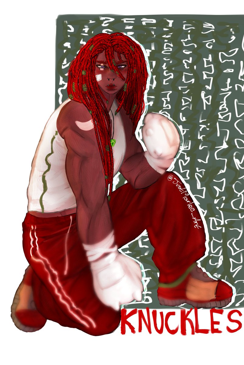 My Knuckles design 🥳
I'll probably make some changes in the future
#KnucklesTheEchidna #SonicTheHedgehog #art #artmoots