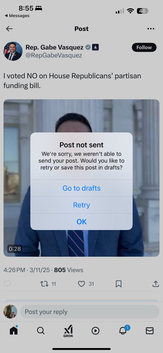 This pussy won’t let his constituents Me comment. He is not for NM
