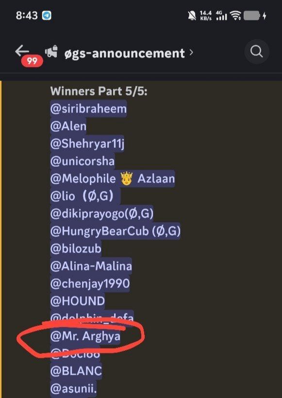 Sadiq_IT24's tweet photo. Gm @OneGravityNFT ,I Won a WL spot for the NFT mint giveaway from Discord OG WL but the checker says I’m not eligible.Can you please assist? My wallet: 0x782c54a0616De0E1A1eCa4c67394D9A67B0Fc2b2
And One Thing i Already Submitted Form That Mentioned On One-Gravity-Wl Channel https://t.co/ncyF5WEQ83