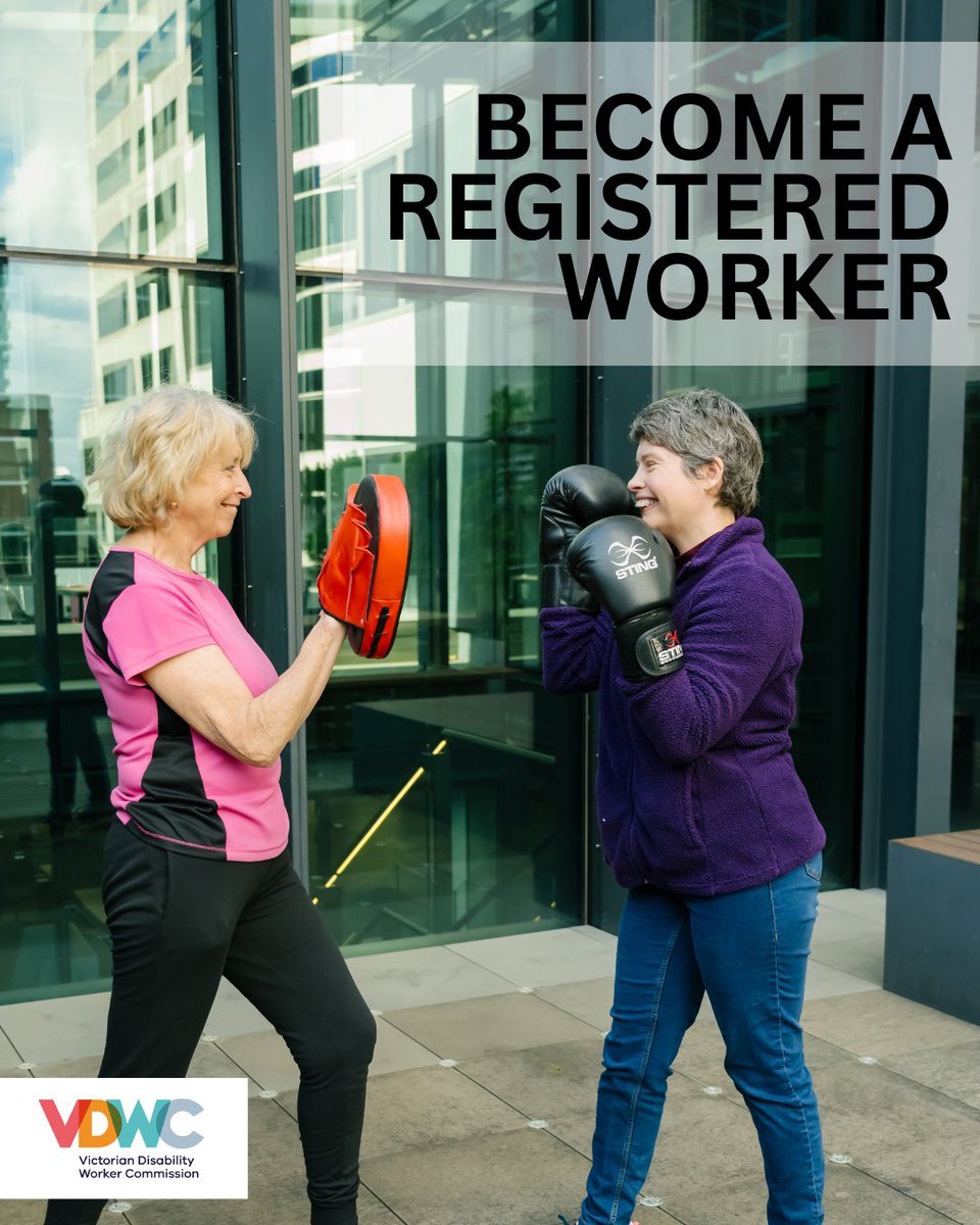 Victorian Disability Worker Commission tweet media