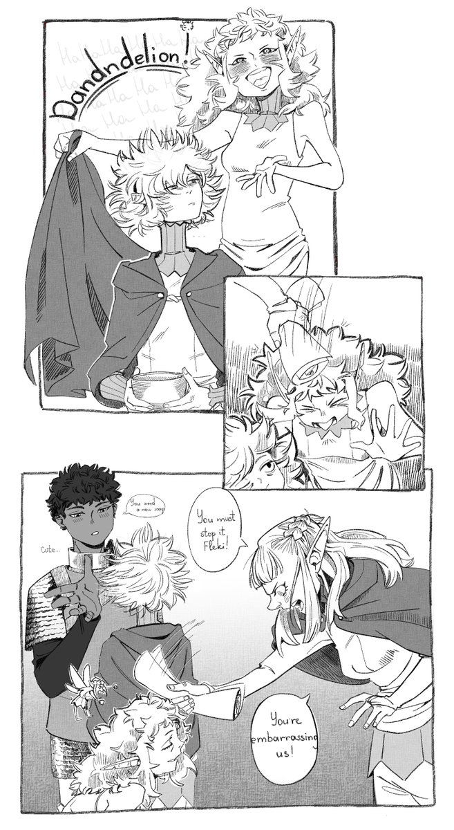 dry hair
#dungeonmeshi