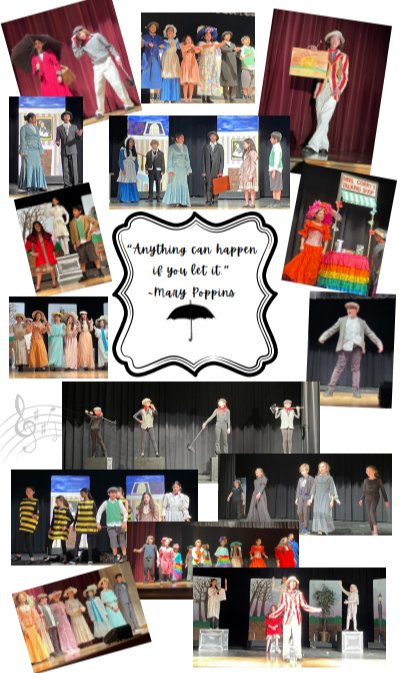 MMMS Drama Club presents Mary Poppins on March 27 @ 6:00pm, March 28 @ 6:30pm, and March 29 @ 4:00pm!  Tickets are $10 at the door!