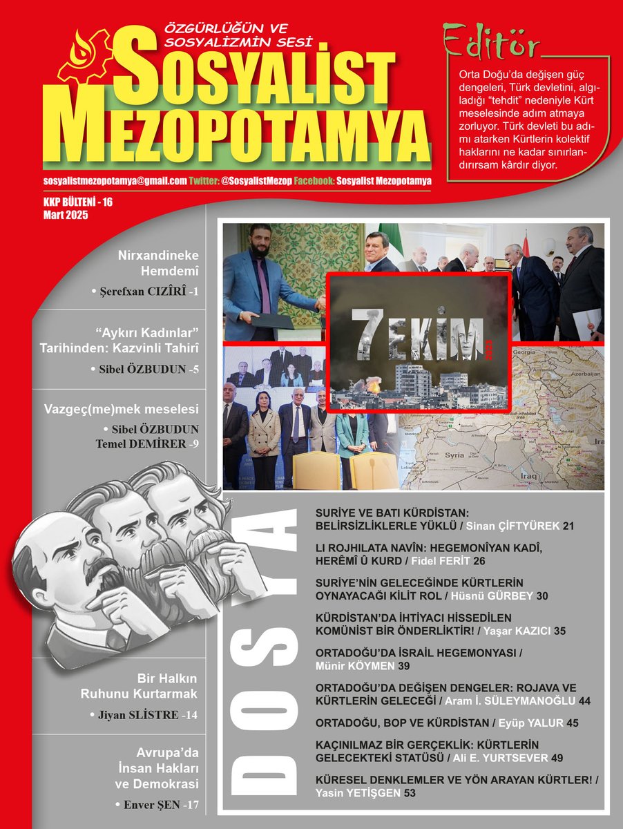 Dergimizin yeni sayısı matbaa basım sürecine girdi.