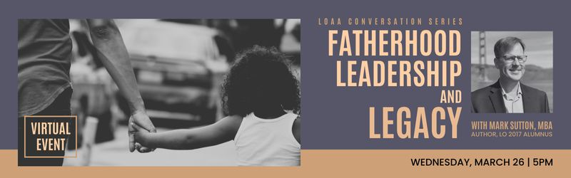 I'm honored to be invited to speak on the topic of #Fatherhood, #Leadership, and #Legacy, highlighting some amazing people and orgs in #Oakland and #AlamedaCounty as part of the #LOAA Conversation Series. loalumni.com/event-6019013/…