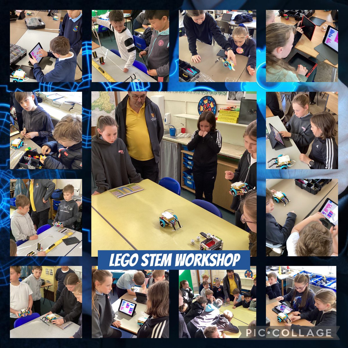 Diolch enfawr i Alex o <a href="/Technocamps/">Technocamps</a> am ddod i fewn i gynnal gweithdy gwych heddiw! #STEM Datrys problemau a chodio gwych!
Huge thank you to Alex from <a href="/Technocamps_BU/">Technocamps Bangor</a> for coming in and doing a fantastic workshop today! Fantastic problem solving and coding by the pupils!