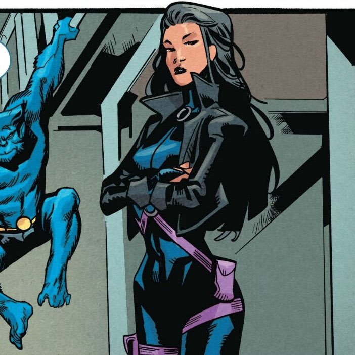 Psylocke in today’s ‘X-Manhunt Omega #1'!!! She’s everywhere!