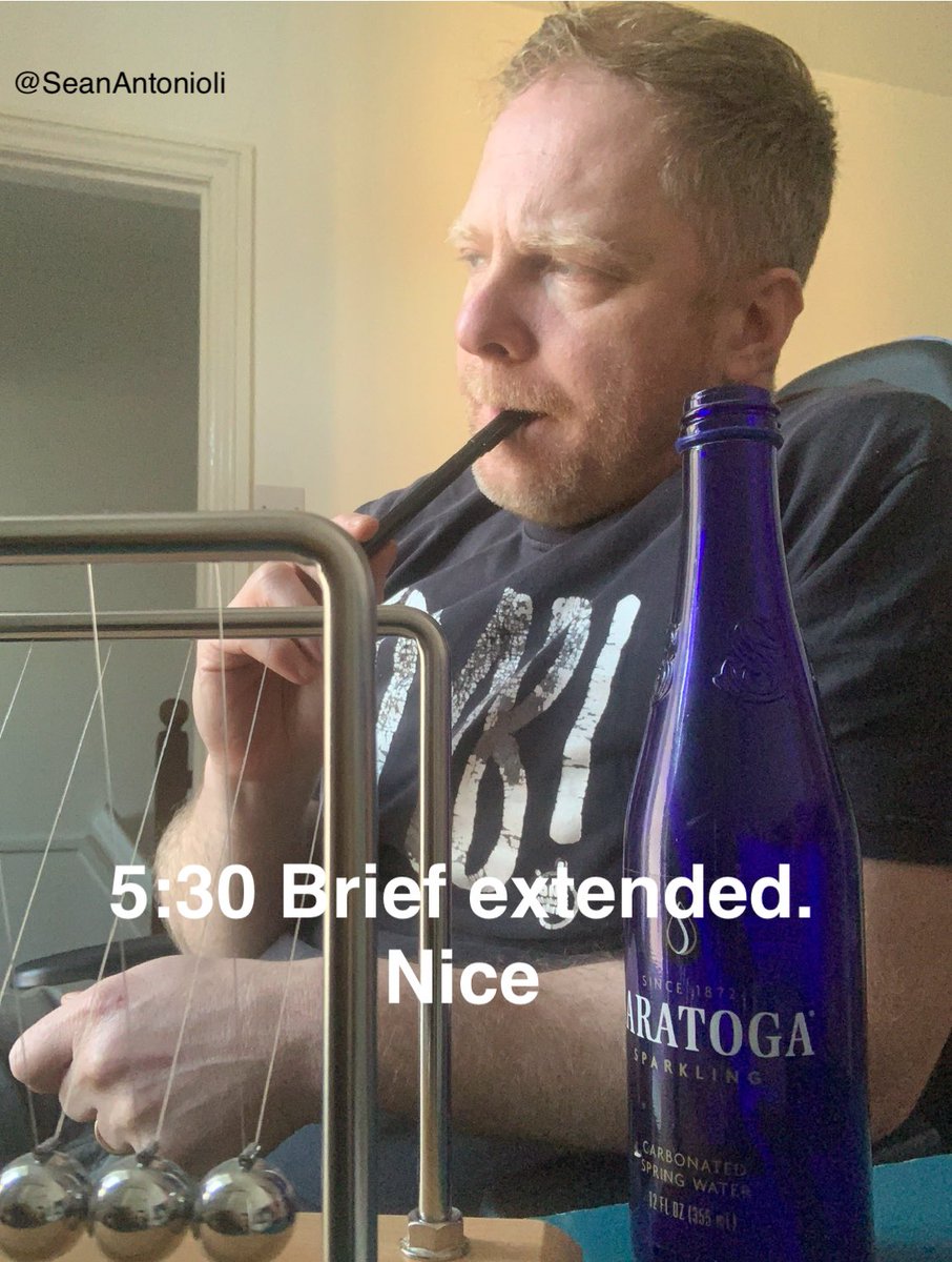 SeanAntonioli's tweet photo. More thinking time…Nice. @OneMinuteBriefs #TheMorningRoutine https://t.co/eXQovMc9lR