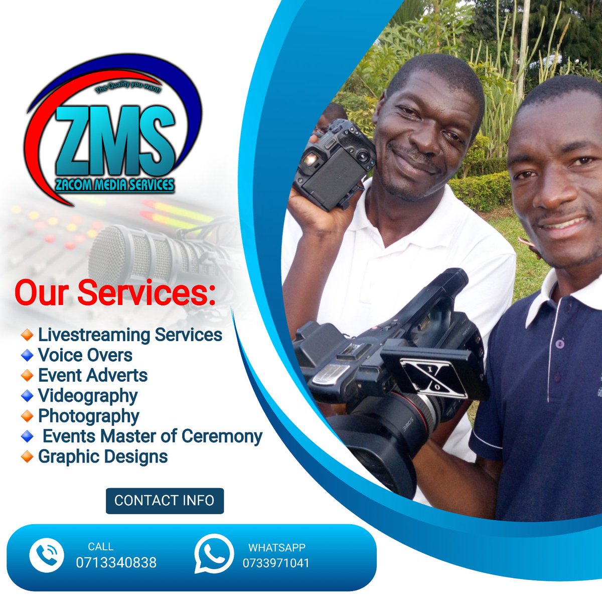 Our Services at Zacom Media Services-ZMS