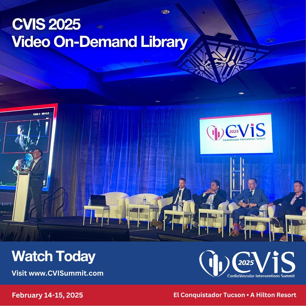 #CVIS2025 Video On-Demand Library Now Available! 

View our extensive archive of past summits! Access sessions, live cases, and more anytime, anywhere.

Explore now: CVISummit.com Choose your summit from the menu or footer.

#TMCHealth #PimaHeartandVascular #USHV