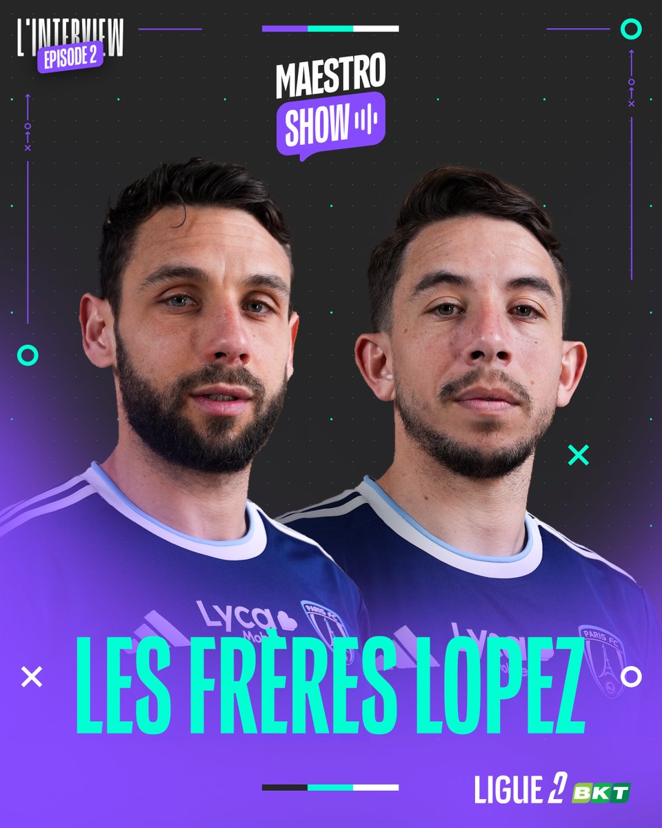 « C’est le kif d’une vie de jouer avec son frère ! » 🫂

Réunis sous les couleurs du PFC cette saison, Maxime et Julien Lopez se livrent dans le 2e épisode du « Maestro show ». 

Pour tout savoir sur les ambitions du <a href="/ParisFC/">Paris FC</a>, ça se passe ici➡️youtu.be/cgAl785dVdE