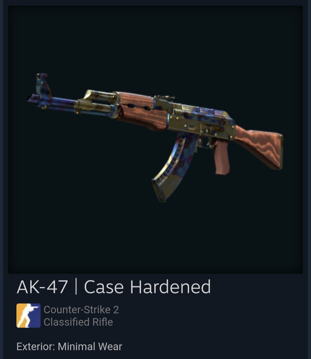 nobleFilip's tweet image. I had forgotten I have one of these in my inventory. Should I sell or 🤔 #casehardened #csskins