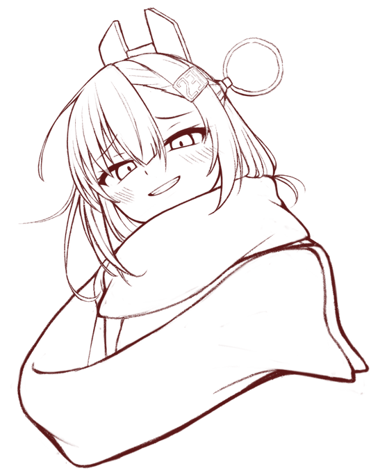 ワフーの顔描いてみたかったからrkgk 